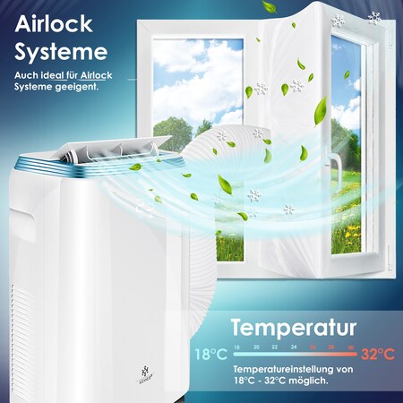 KESSER® - Klimaanlage Mobiles Klimagerät 4in1 kühlen