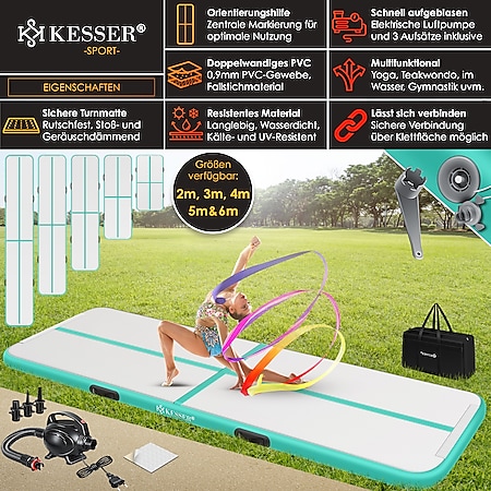 Bodenschutzmatte Unterlegmatte Bodenmatte für Fitnessgeräte Gymnastikmatte