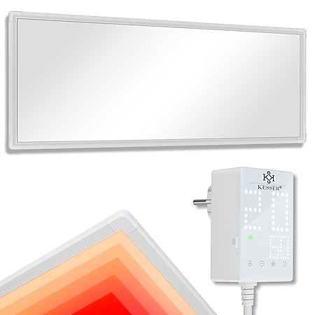 KESSER® Infrarotheizung Mit Thermostat Infrarot Wandheizung Elektroheizung IP44 - Bild 1