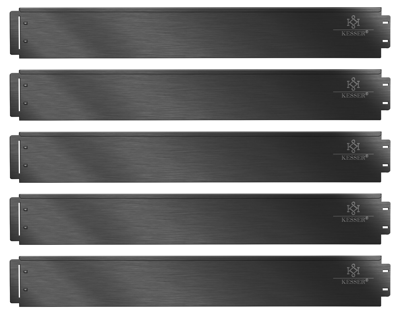 KESSER® Rasenkante Beeteinfassung Beetumrandung 5 bis 50m Beetbegrenzung Rasenbleche Mähkante Metall Palisade Inkl. Handschuhe