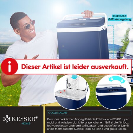 KESSER® 40L Kühlbox 12V 230V Mini-Kühlschrank Thermoelektrische  Warmhaltebox NEU