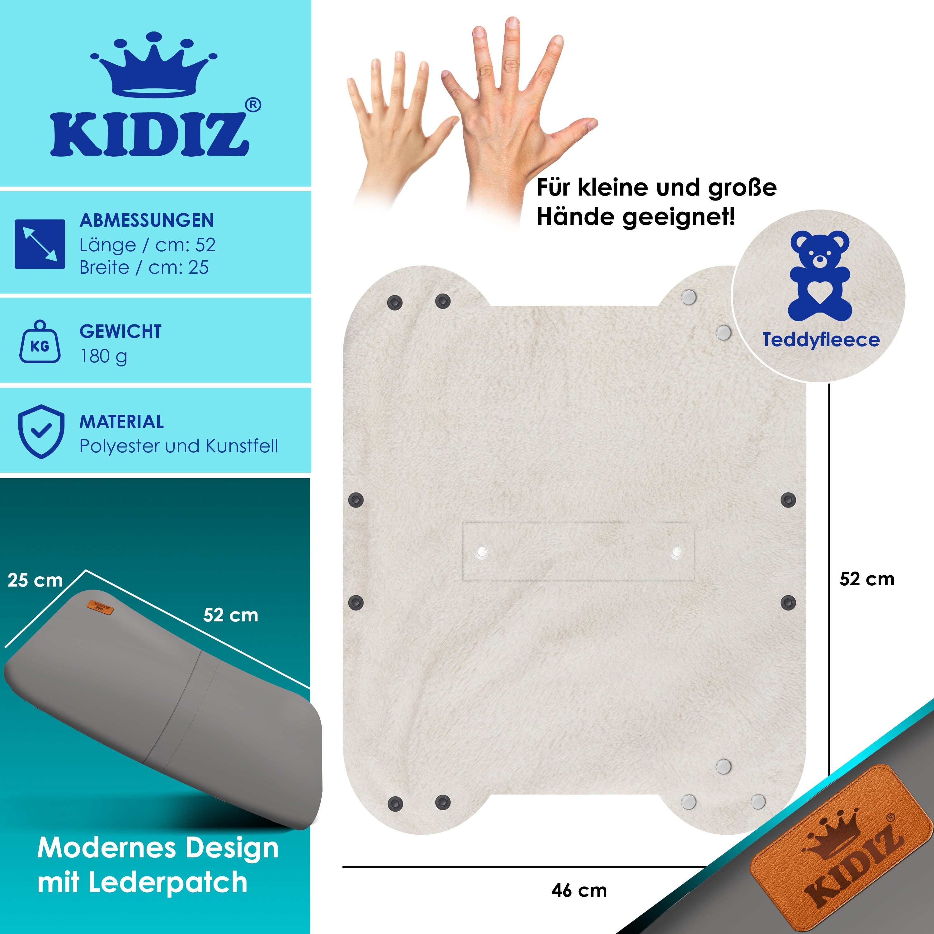 Kinderwagen Handmuff – Wasserdicht, Gefüttert Mit Fleece, Extra Lang Für Warme Hände Im Winter