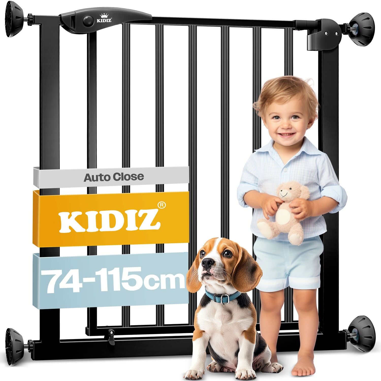 Kidiz Türschutzgitter ? Absperrgitter ? Treppengitter ? Kindergitter Gitter Haustier