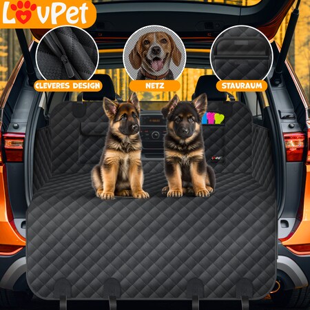 LovPet® 2in1 Hundedecke für Auto Rückbank & Kofferraum mit Seitenschutz und  Sichtfenster Kofferraumschutz - Wasserabweisende Hunde Autoschondecke  Universal Autoschutzdecke Autodecke Rücksitz online kaufen bei Netto