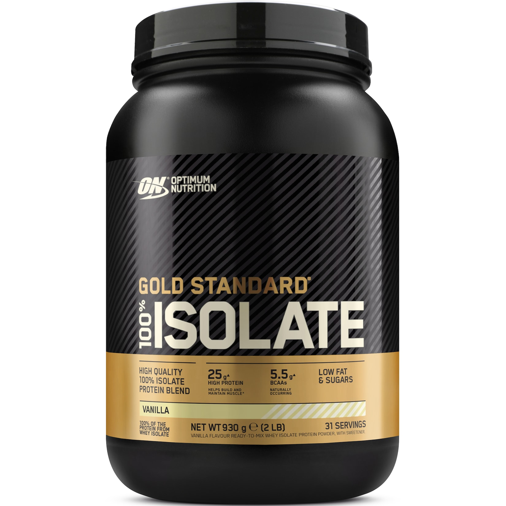 Optimum Nutrition GoldStandard 100% Isolate - reines Whey-Proteinisolat