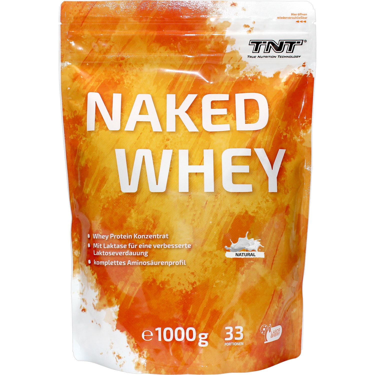 TNT Naked Whey Protein Konzentrat mit Laktase - Bild 1