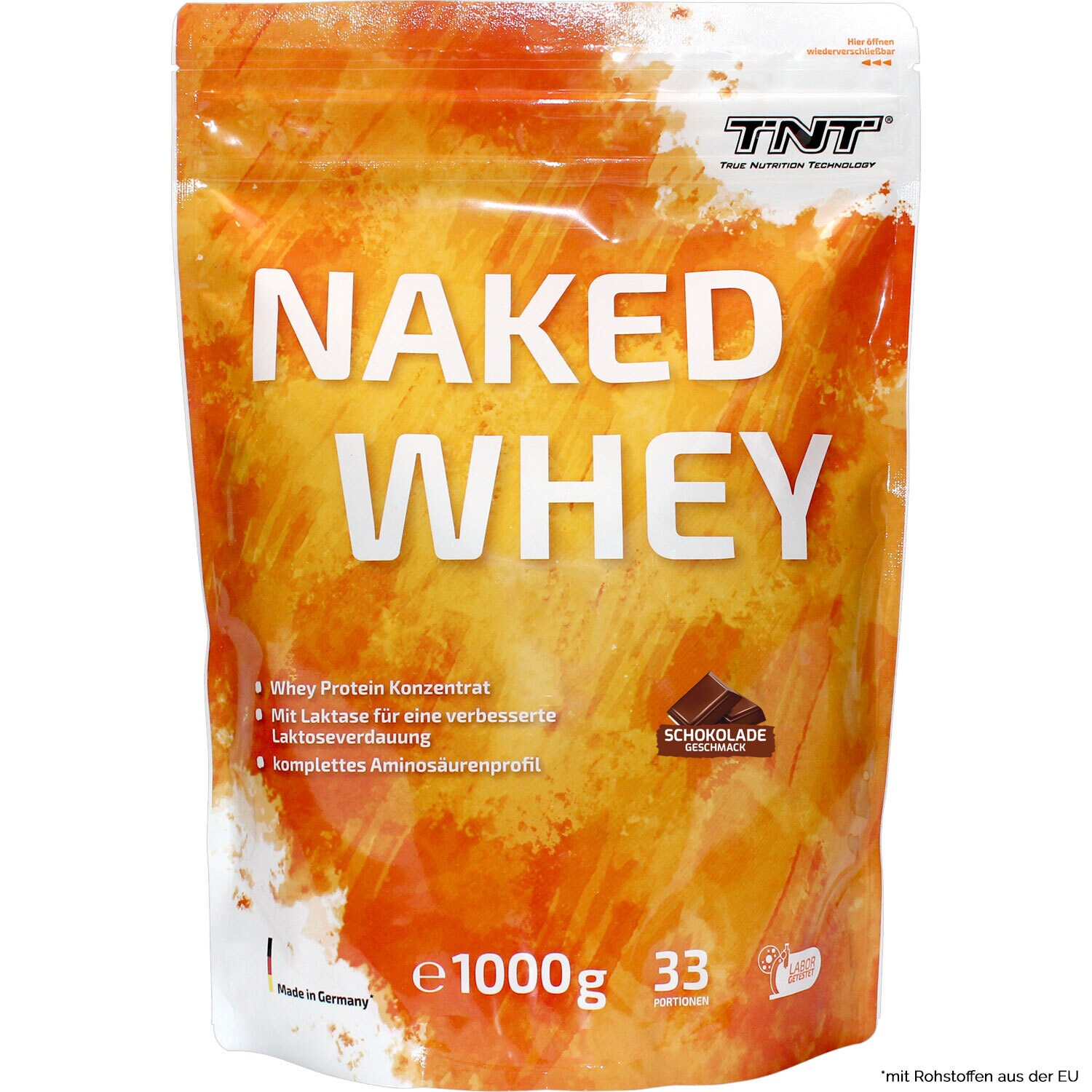TNT Naked Whey Protein Konzentrat mit Laktase - Bild 1