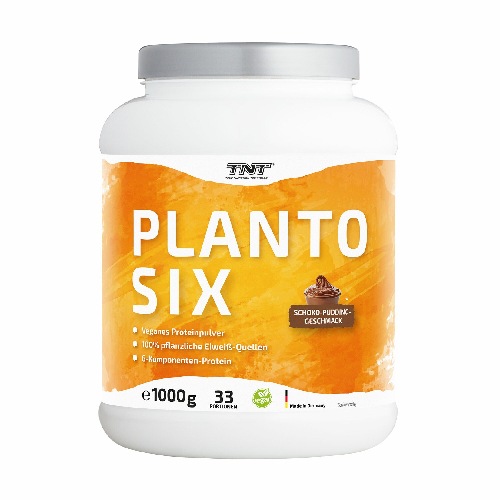 TNT Planto Six veganes Mehrkomponenten Protein aus 6 Eiweißquellen, super cremig