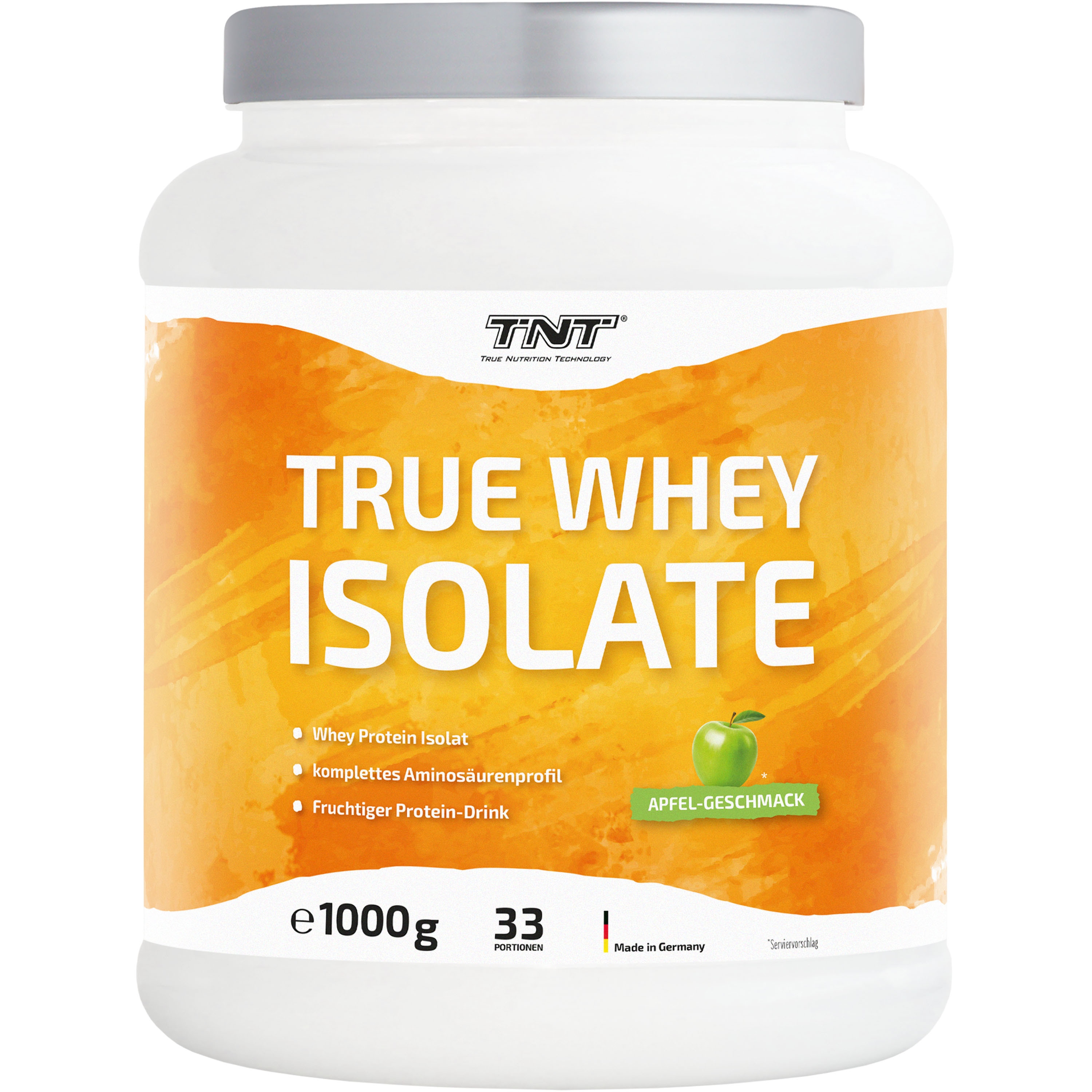 TNT True Whey Isolate extrem hoher Eiweißanteil, kaum milchiger Geschmack, lecker