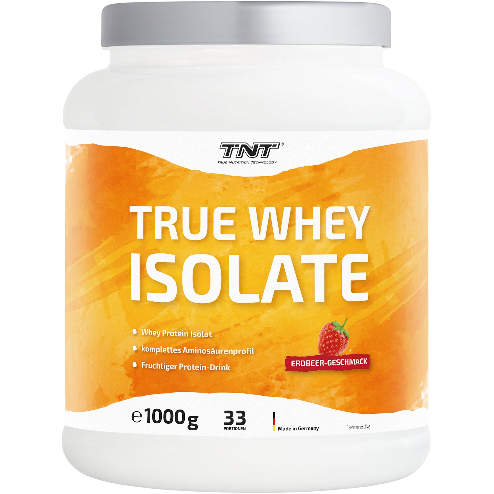 TNT True Whey Isolate extrem hoher Eiweißanteil, kaum milchiger Geschmack, lecker