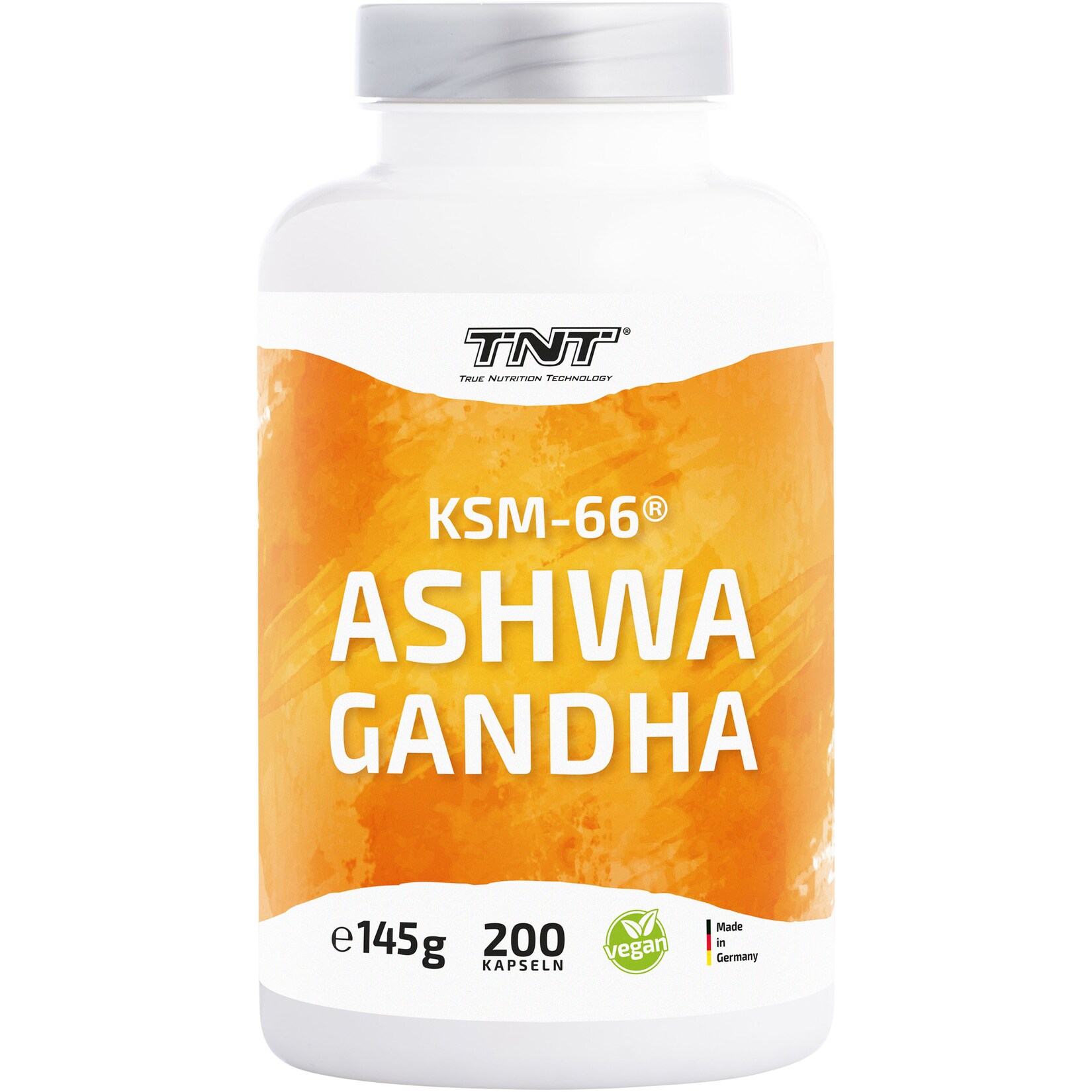 TNT Ashwagandha KSM-66® – hochdosiert: 600mg pro Kapsel | 04260677731096
