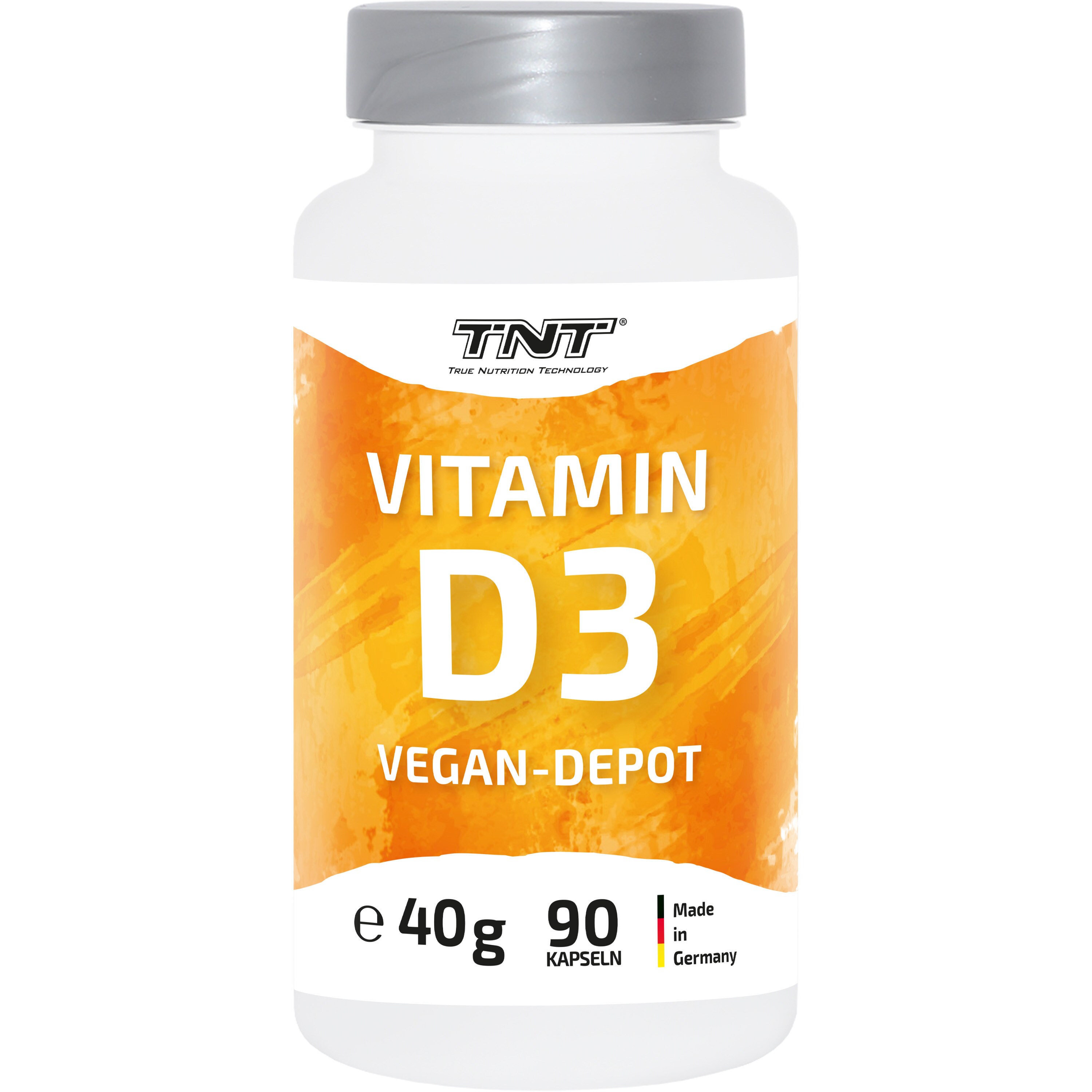 TNT Vitamin D3 Depotkapseln mit Vitamin D3 aus Flechten, 100% vegan - Bild 1