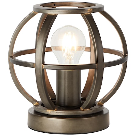 BRILLIANT Lampe, Basia Tischleuchte schwarz stahl, Metall, 1x A60, E27,  40W,Normallampen (nicht enthalten) online kaufen bei Netto | Tischlampen