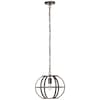 BRILLIANT Lampe, Basia Pendelleuchte 35cm schwarz stahl, Metall, 1x A60, E27,  40W,Normallampen (nicht enthalten) online kaufen bei Netto