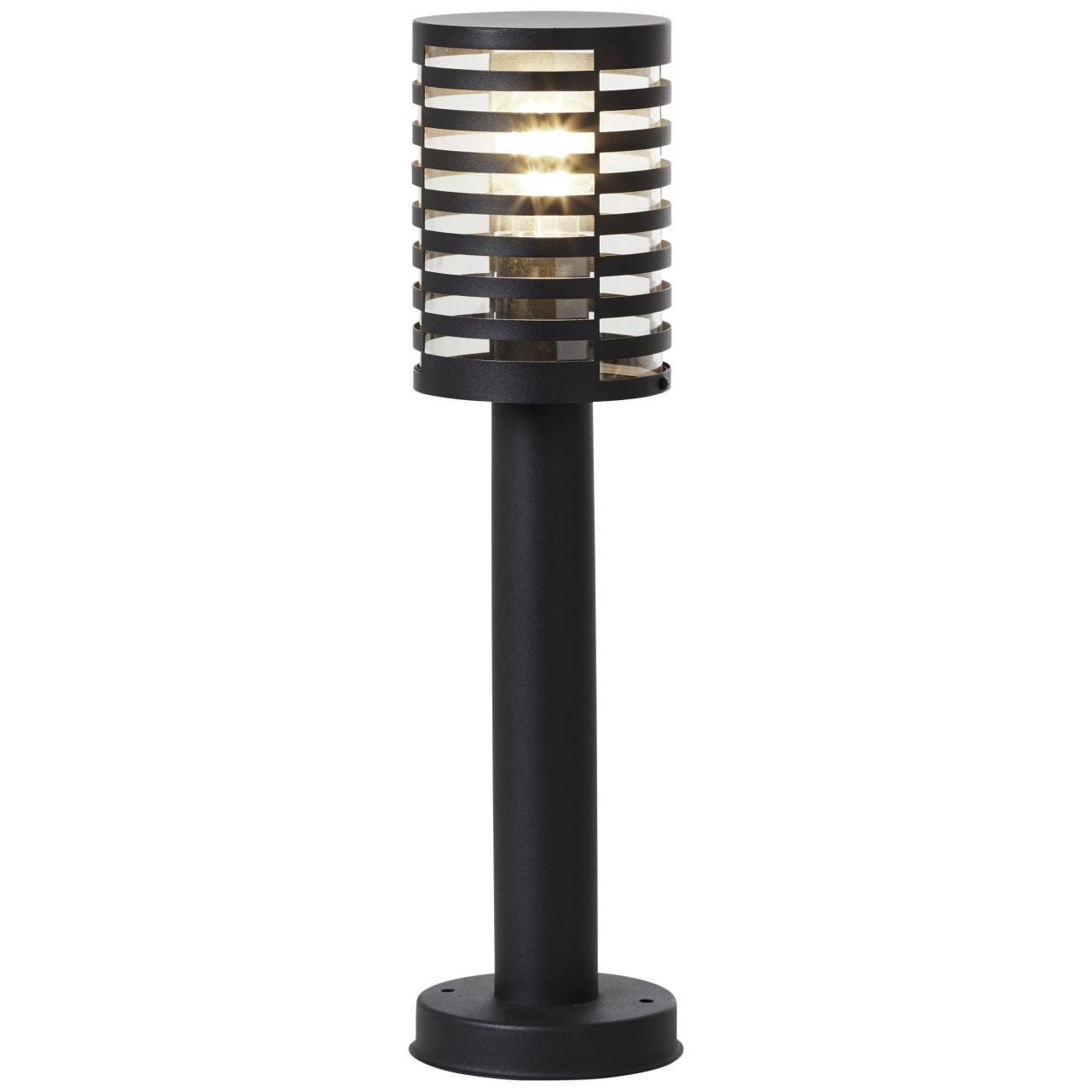 BRILLIANT Lampe, Venlo Au&szlig;ensockelleuchte 50cm schwarz matt, Edelstahl/Kunststoff, 1x A60, E27, 40W,Normallampen (nicht enthalten) - Bild 1