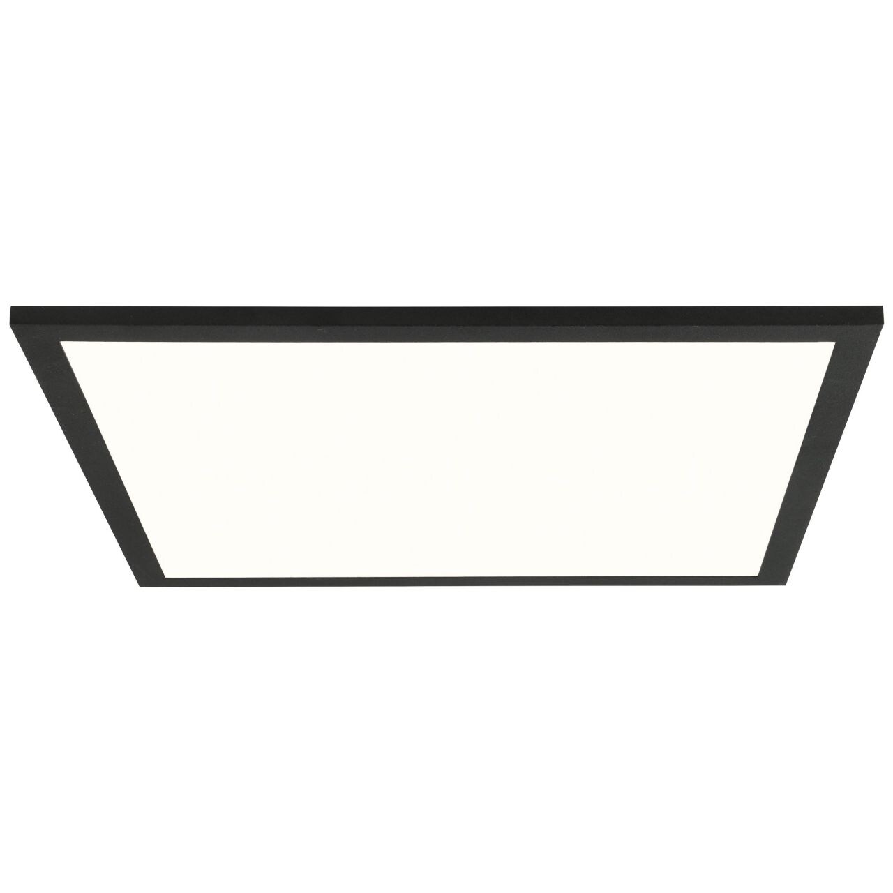 BRILLIANT Lampe, Buffi LED Deckenaufbau-Paneel 40x40cm sand schwarz, Metall/Kunststoff, 1x 24W LED integriert, (3120lm, 4000K), A+ - Bild 1