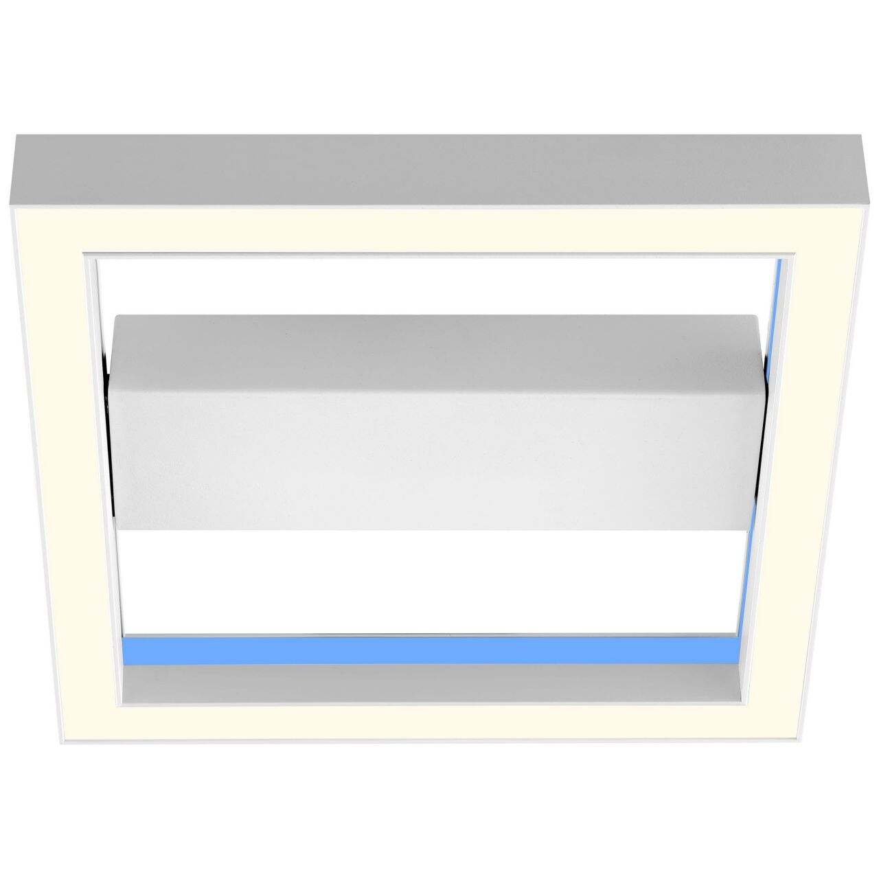 BRILLIANT Lampe, Icarus LED Wand- und Deckenleuchte 30x30cm sand/wei&szlig;, Metall/Kunststoff, 1x 18W LED integriert, (1260lm, 2700-6200K), A - Bild 1