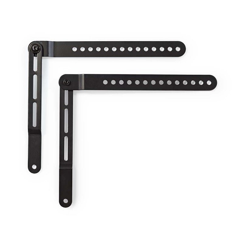 Soundbar-Halterung Kompatibel mit: Universal Angeschlossen an den Fernseher 10kg Drehbar Stahl Schwarz.