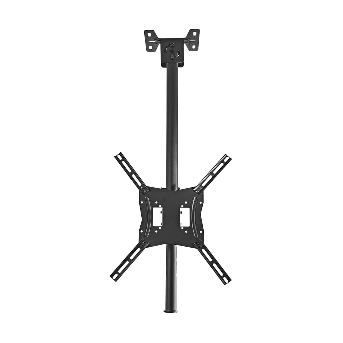 Voller spitzer Dach -TV -Klammer   26-42 “  Maximales Bildschirmgewicht unterstützt: 20 kg   Kann Neigung   Rotary   Mindestdedeckungsabstand: 716 mm   Maximale Deckenentfernung: 1160 mm   1 LED-Punkt (s)   Stahl   Schwarz | 05412810274222