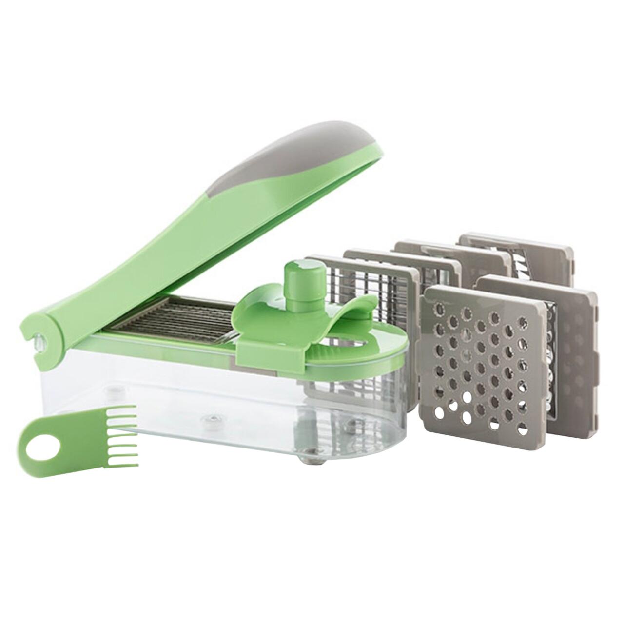 7-in-1-Gem&uuml;seschneider, Reibe und Mandoline mit Rezepten und Zubeh&ouml;r Choppie Expert InnovaGoods - Bild 1