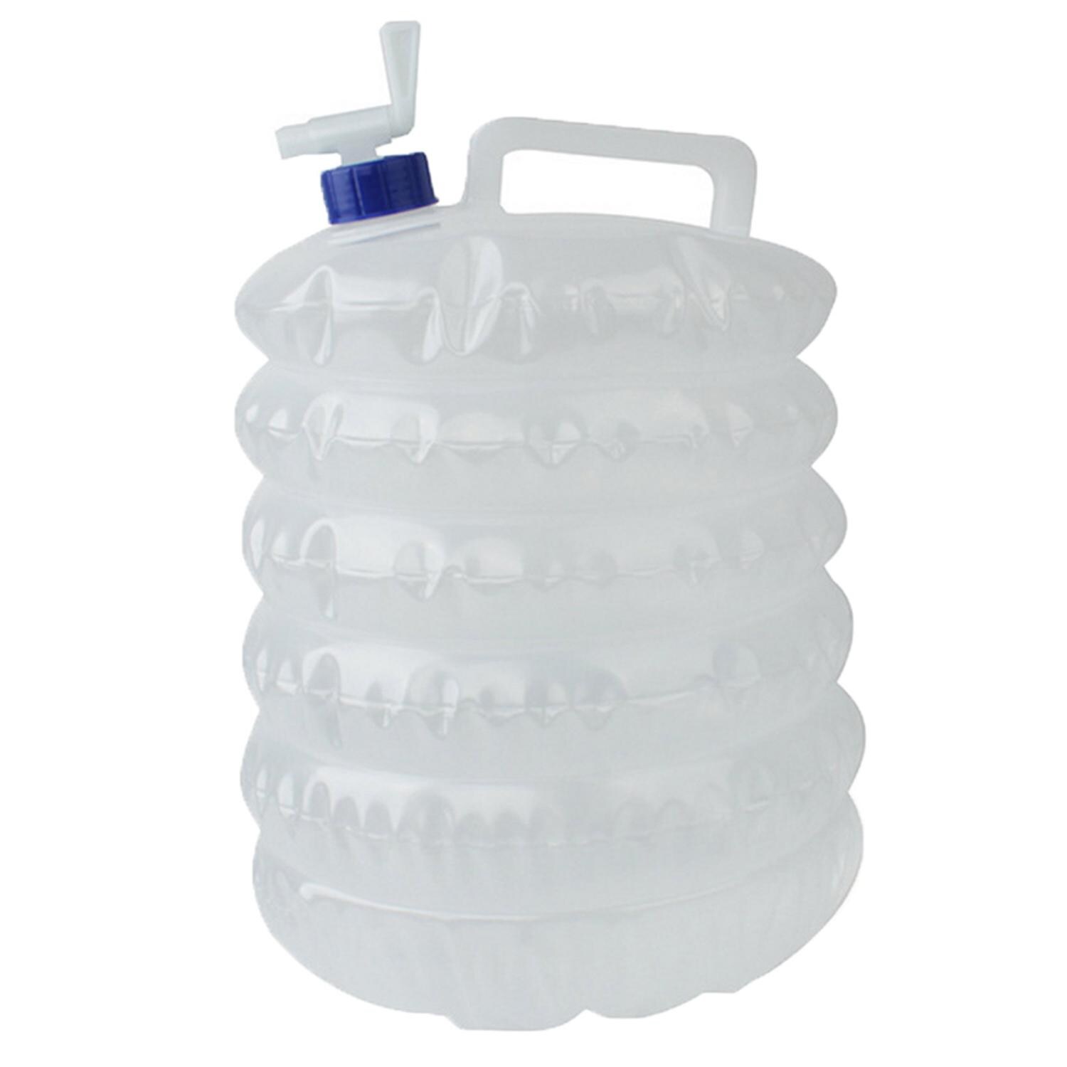 Wasserbehälter mit Wasserhahn, zusammenklappbar -
