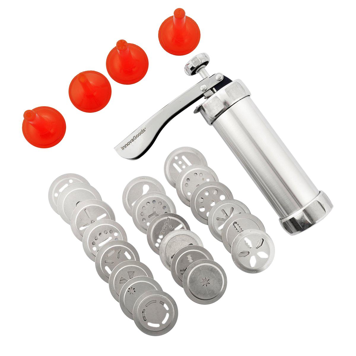 2 in 1 Pl&auml;tzchenbackautomat und Spritzbeutel Prekies InnovaGoods - Bild 1