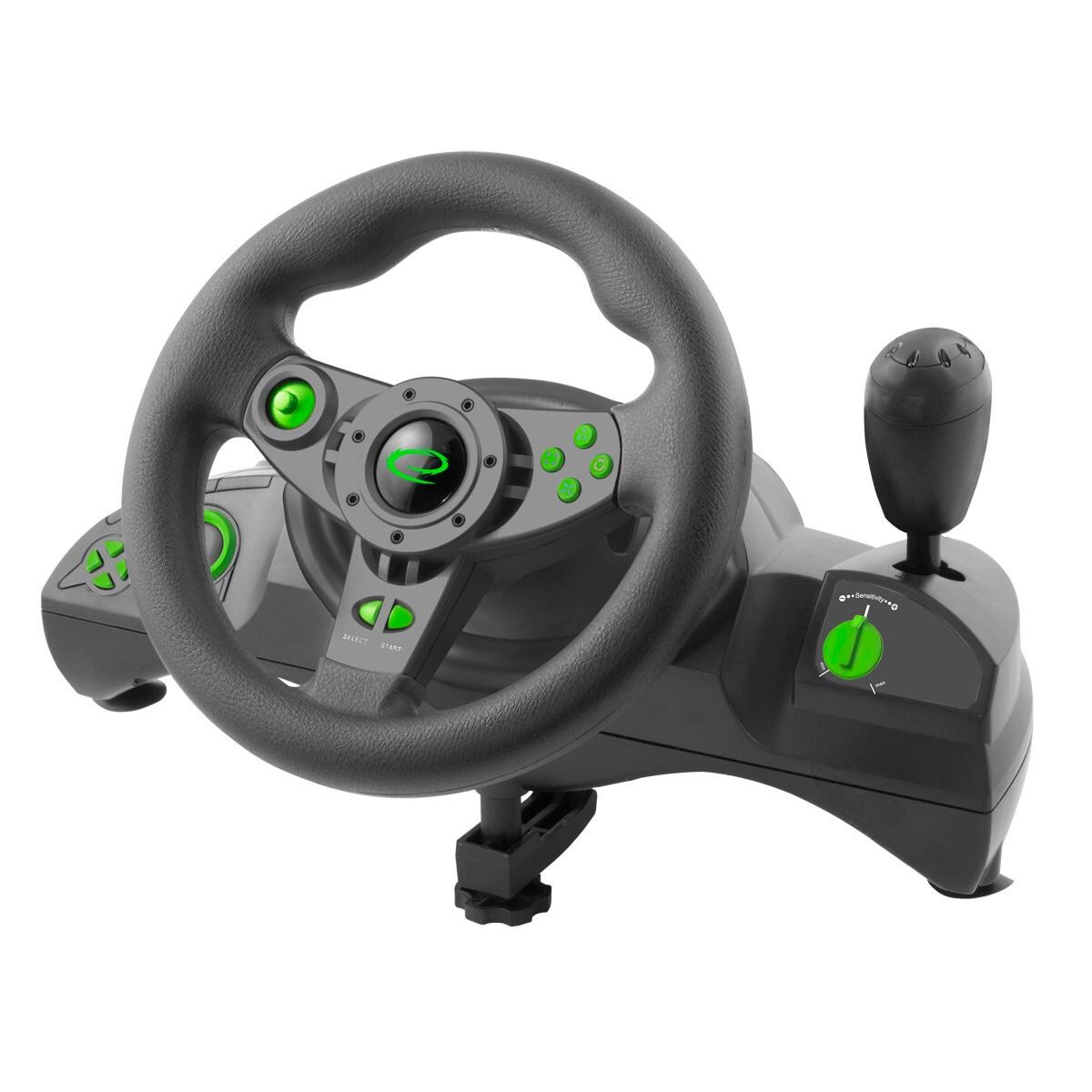 Esperanza – Gaming-Lenkrad und Pedale für PC/PS3 – Nitro | 05901299946893