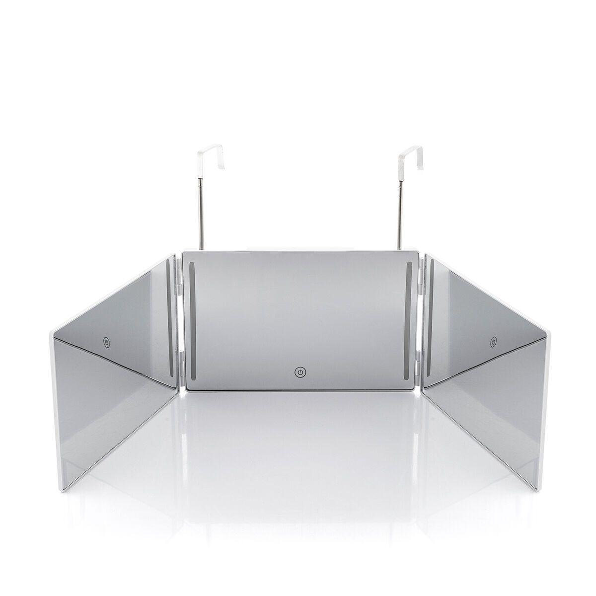 Badezimmerspiegel mit LED-Licht und 360 &deg; -Sicht SelfKut InnovaGoods - Bild 1