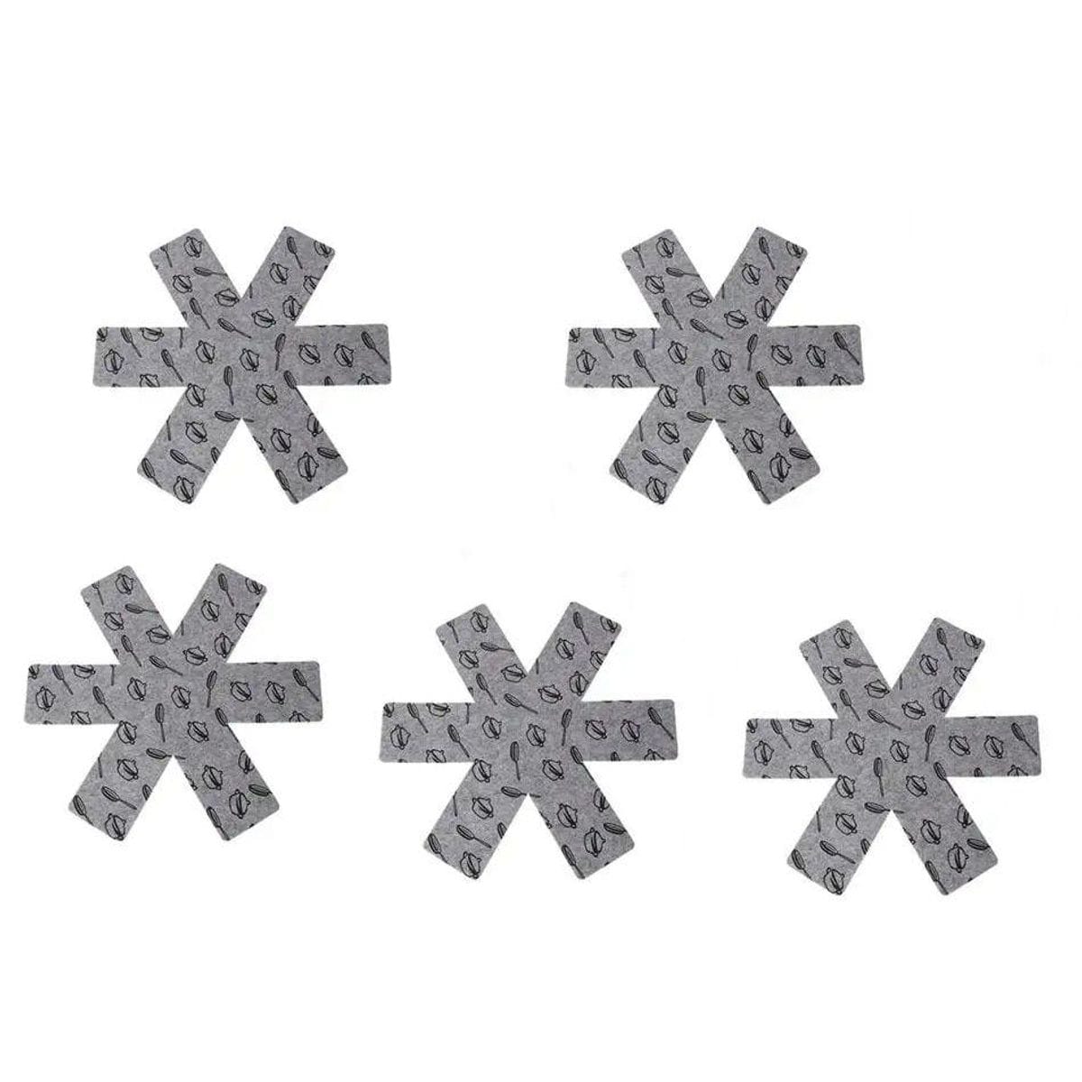 Topf-/Bratpfannenschutz 38 cm, 5er-Pack - Bild 1