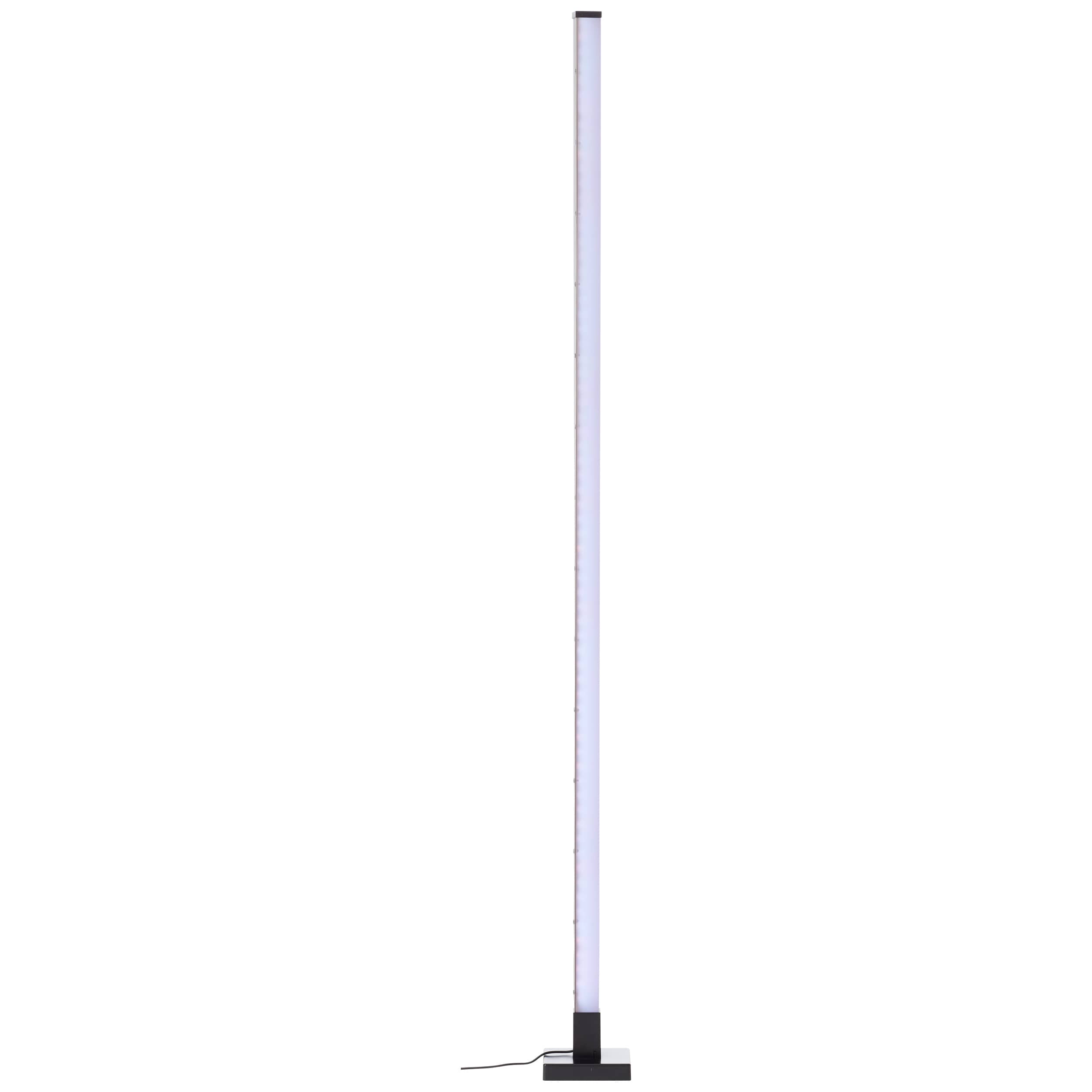 Brilliant LED Stehlampe Neele LED Stehleuchte, 150 cm, digitales RGB, Musiksensor, dimmbar, schwarz - Bild 1