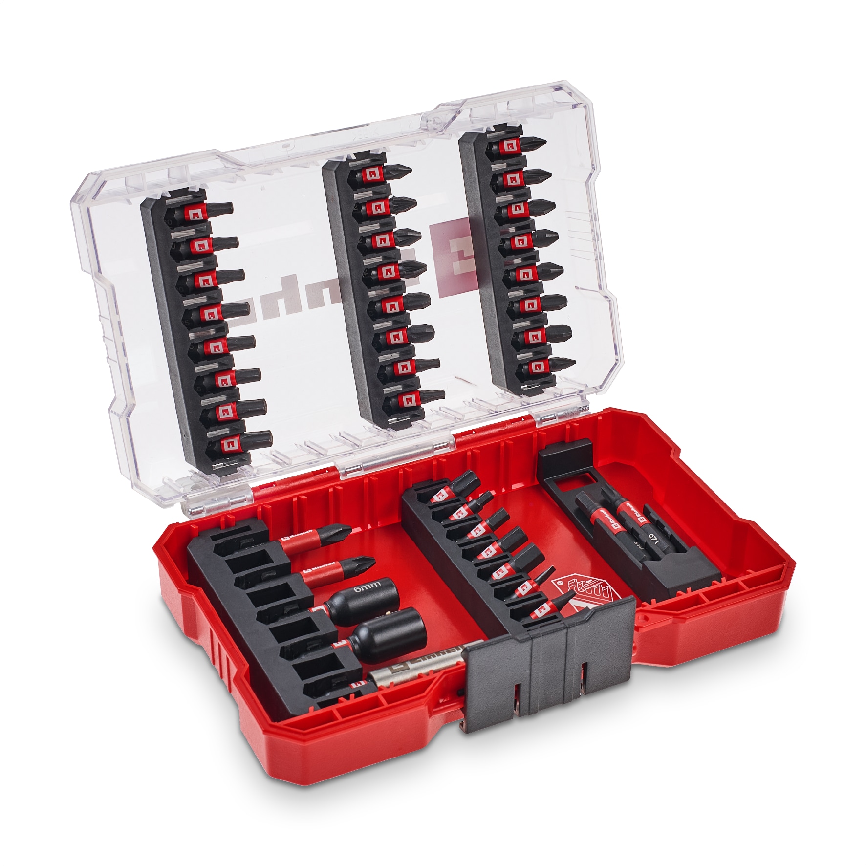 Original Einhell M-CASE 39-tlg. Impact-Bit-Set (25-mm-Bits, 50-mm-Bits, Sechskantsteckn&uuml;sse, 60-mm-Bithalter inkl. Aufbewahrungsbox - Bild 1