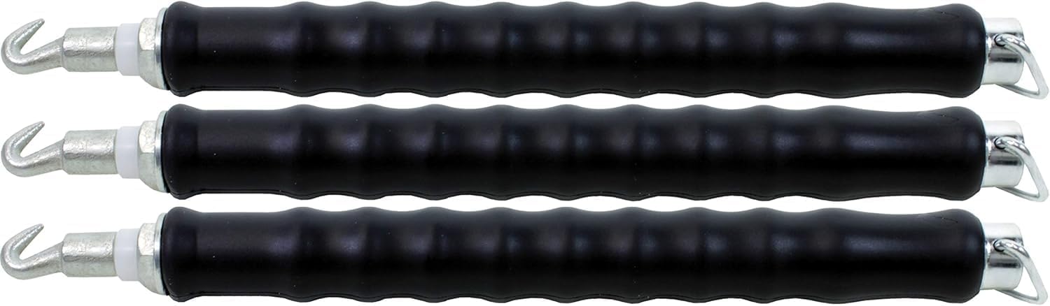 Drillapparat 330 mm in schwarz Drahtwirbelzange Driller Drillkurbel R&ouml;dler Drahtdreher Drahtwerkzeug Betonr&uuml;ttler 3x - Bild 1