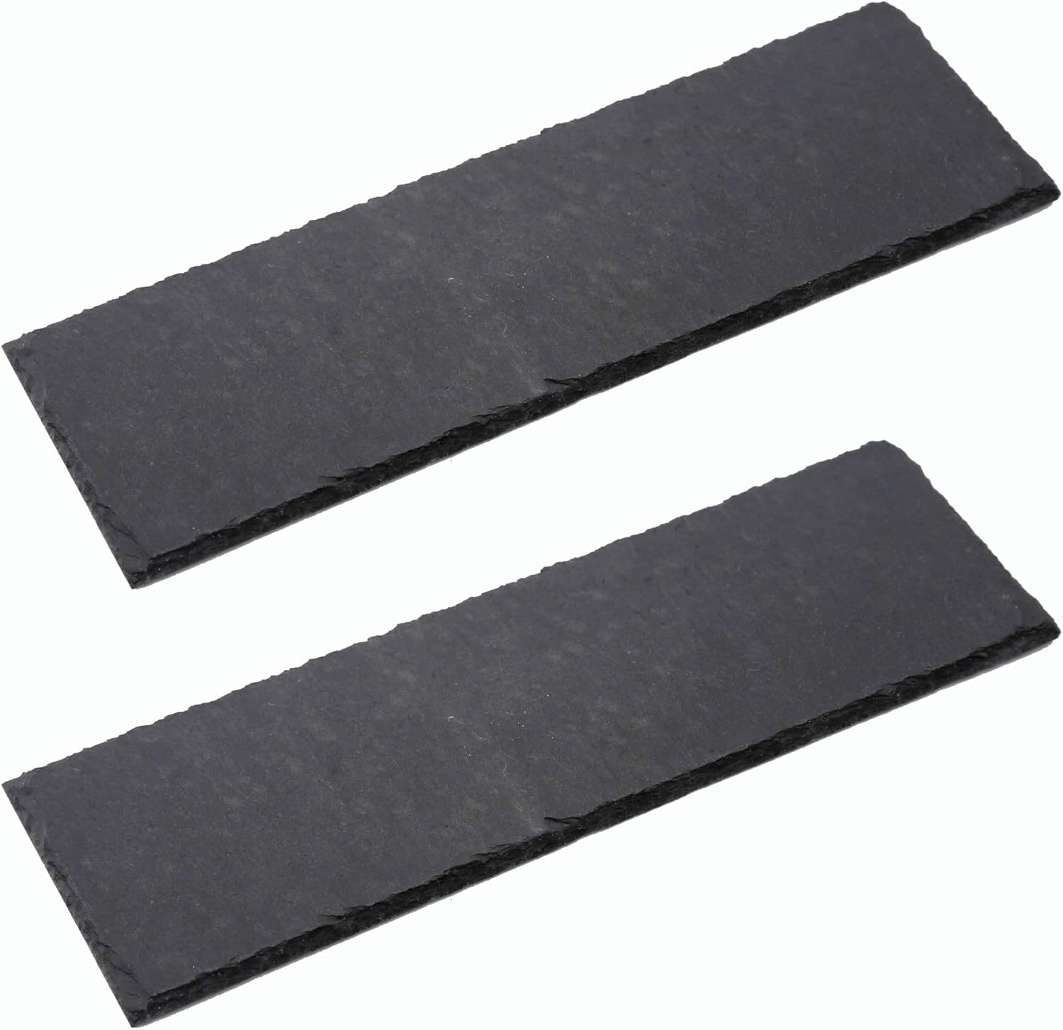 2x Schieferplatten I rechteckig I 20x15x0,5 cm I Schiefer Platten Schieferteller Servierteller Servierplatten Schiefer Teller Set - Bild 1