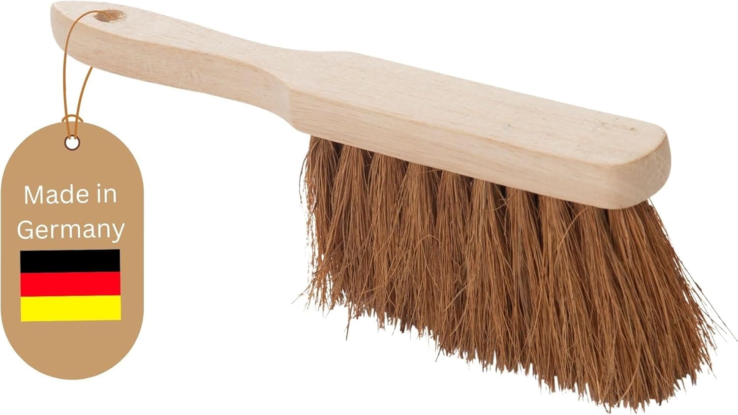 Handfeger KOKOSBORSTEN Autohandfeger Besen weiche Borsten Kokoshandfeger Industriehandfeger Auto Schneebesen Holz Hand Brush Handfeger Grob Handfeger Campen Besen Auto Handfeger Drau&szlig;en - Bild 1