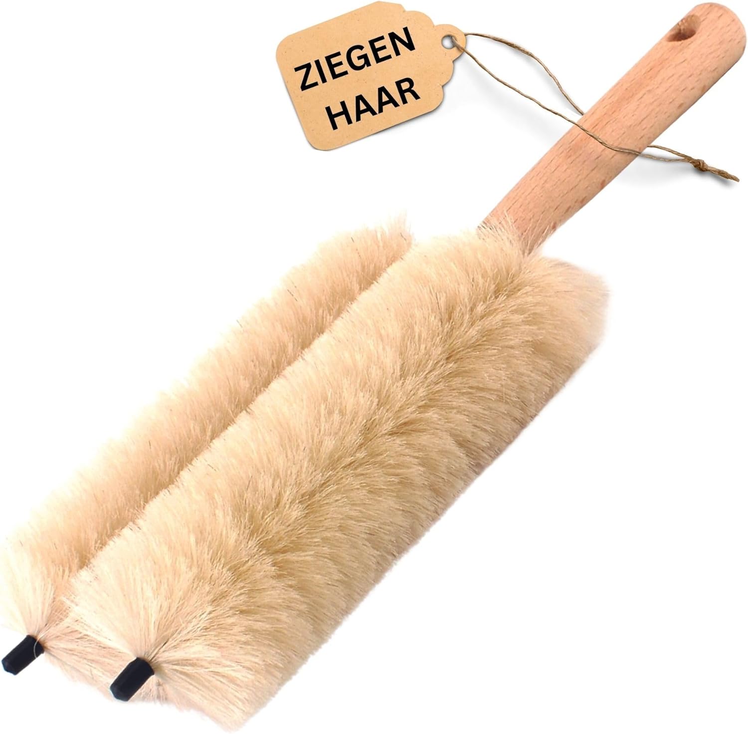 Novaliv Jalousienb&uuml;rste Jalousien Rolladenb&uuml;rste Rollo Reinigungsb&uuml;rste 29x8x5cm IDEAL auch als Heizung Reinigungsb&uuml;rste 2-Fach Gabel Jalousien-Staubwedel dustoff Rollladen reinigen - Bild 1