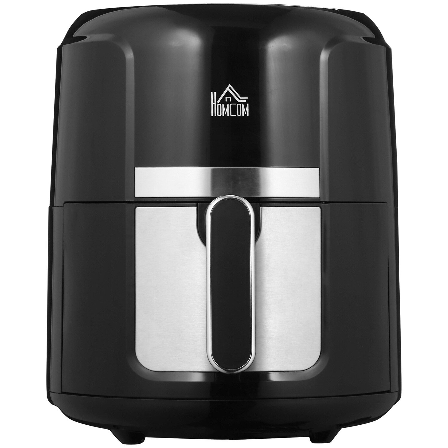 Hei&szlig;luftfritteuse 4L Airfryer mit 12 Programmen, 60 Min Timer, antihaftbeschichtetem Korb, 1300W Fritteuse ohne &Ouml;l, mit &Uuml;berhitzungsschutz, LED-Touch-Display, Schwarz - Bild 1