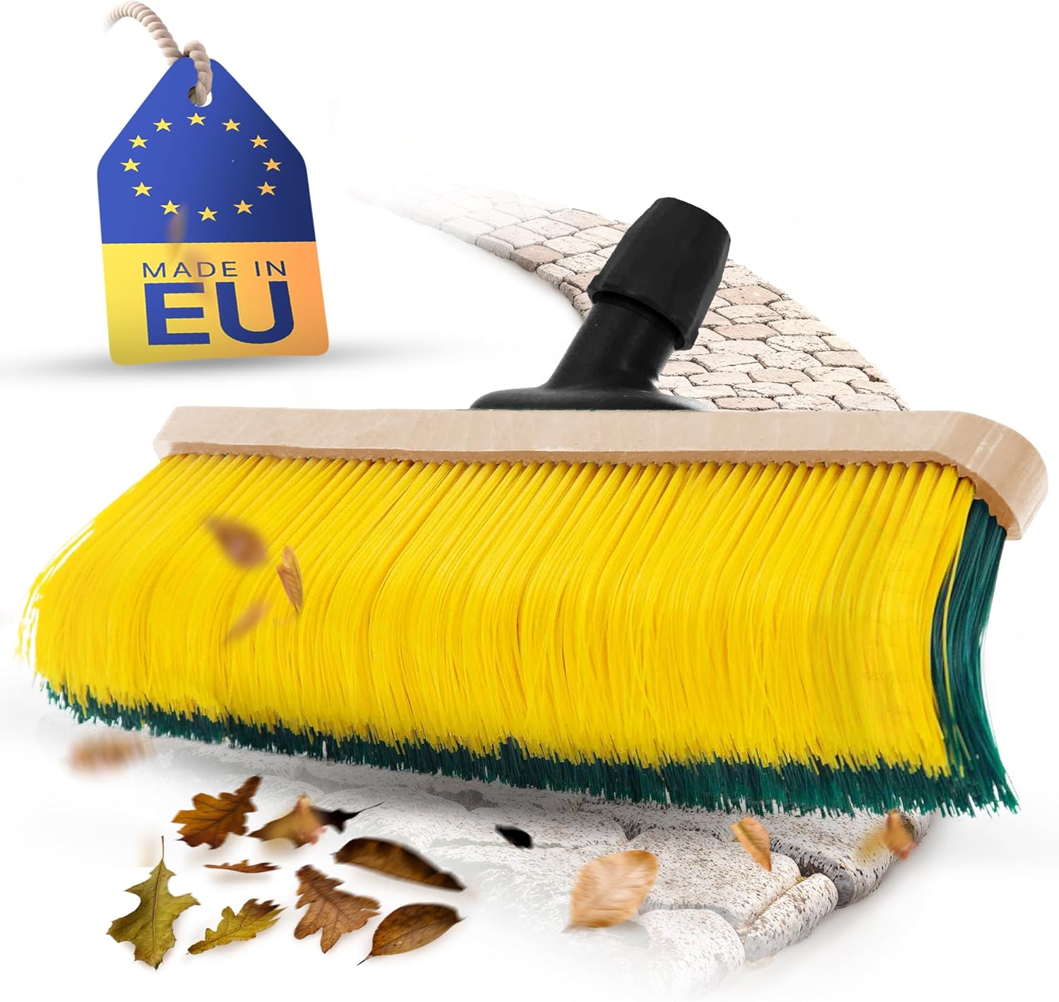 Novaliv Krallenbesen Besenkopf 60cm , Spezialbesen gebogenen Borsten Borsten -Ideal als Gartenbesen , Kratzbesen , Kunstrasen Besen , Optimal f&uuml;r Camping , Stra&szlig;enbesen - Bild 1