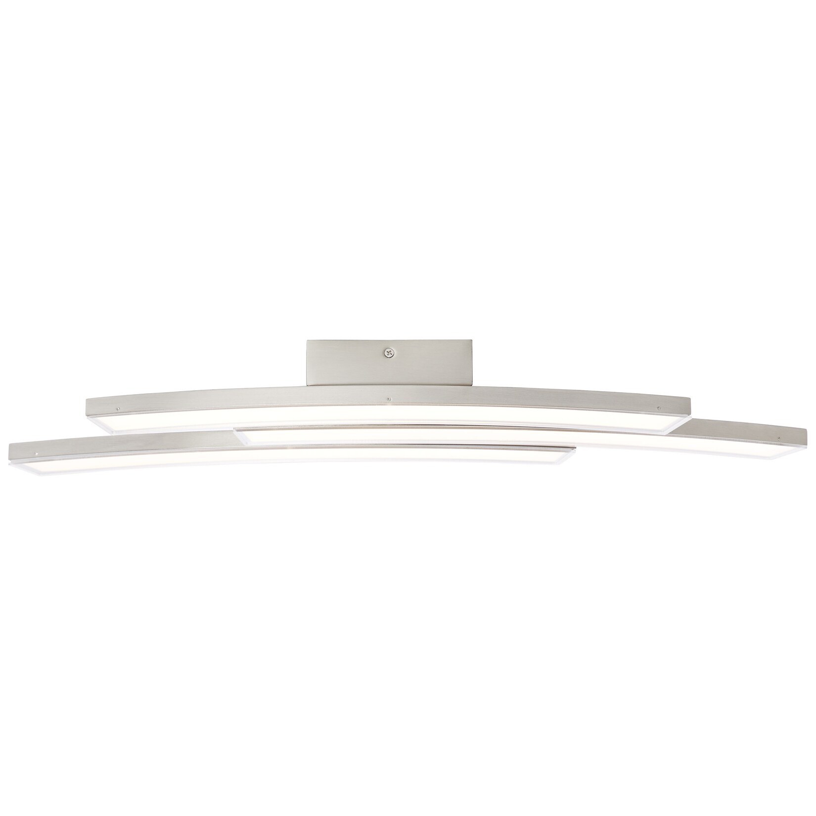 BRILLIANT Lampe Elaine LED Wand- und Deckenleuchte 3flg nickel matt