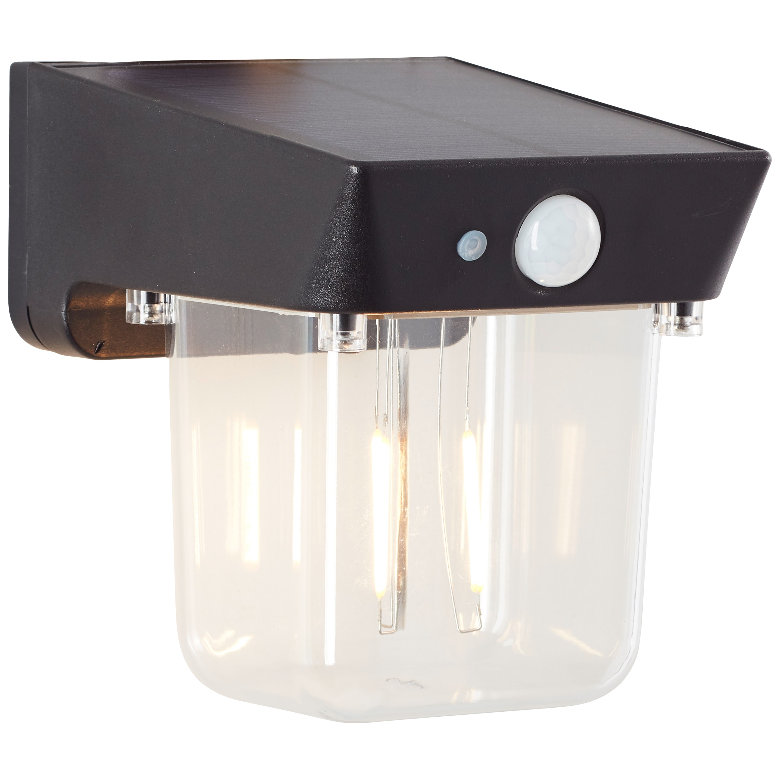 Brilliant LED Wandleuchte Parson G40435/06 Au&szlig;enbereich Kunststoff Outdoor Wand schwarz - LED fest integriert - Bild 1