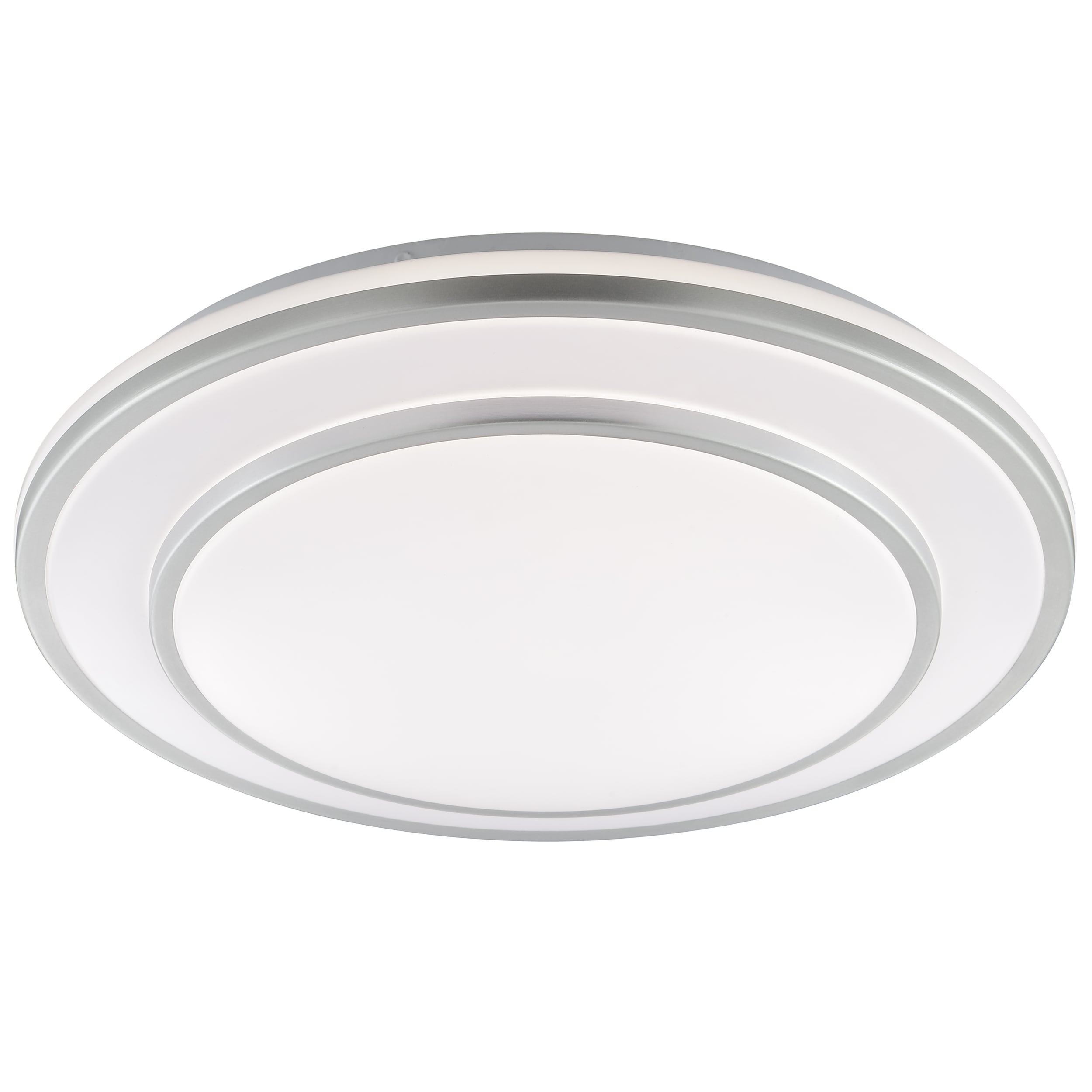 Brilliant LED Deckenleuchte Luciano G81116/21 Wohnzimmer, Schlafzimmer Metall/Kunststoff Indoor Decke silber - LED fest integriert - Bild 1