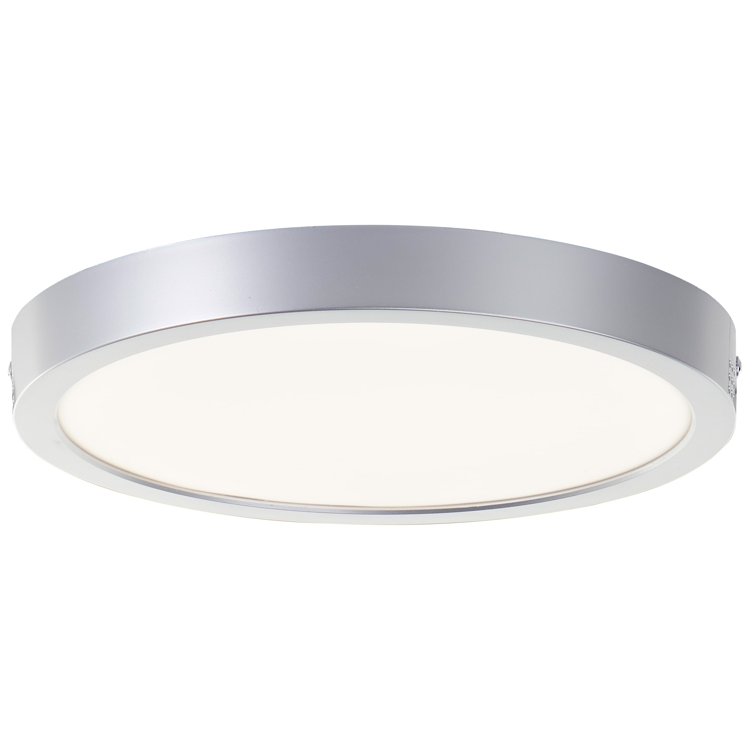 Brilliant LED Deckenleuchte Navara G80885/88 Badezimmer, Flur, K&uuml;che, Garage, 0 Kunststoff Outdoor, Indoor Decke silber - LED fest integriert - Bild 1