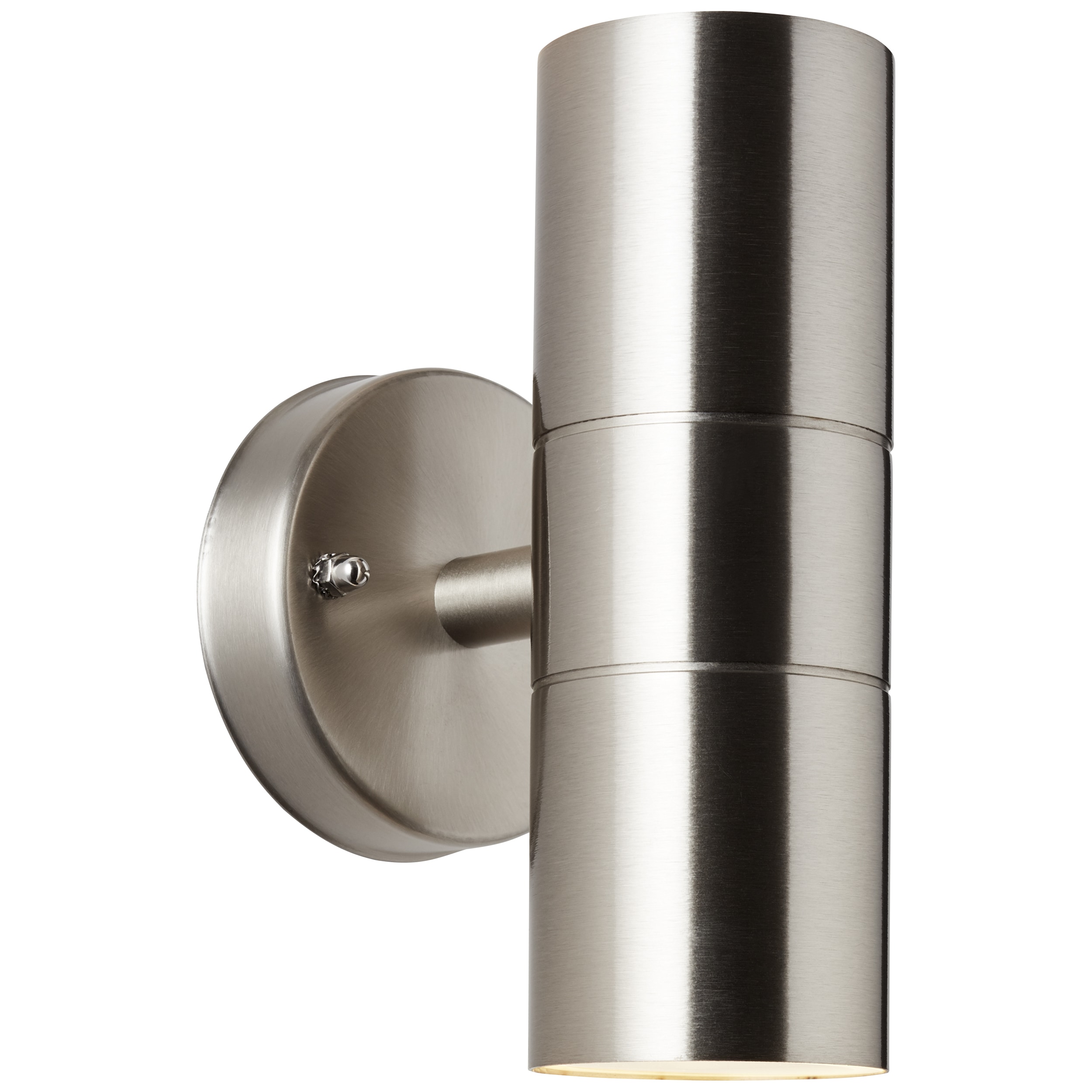Brilliant Wandleuchte Jandy 90966A82 Au&szlig;enbereich Metall/Glas Outdoor Wand edelstahl - ohne Leuchtmittel - Bild 1