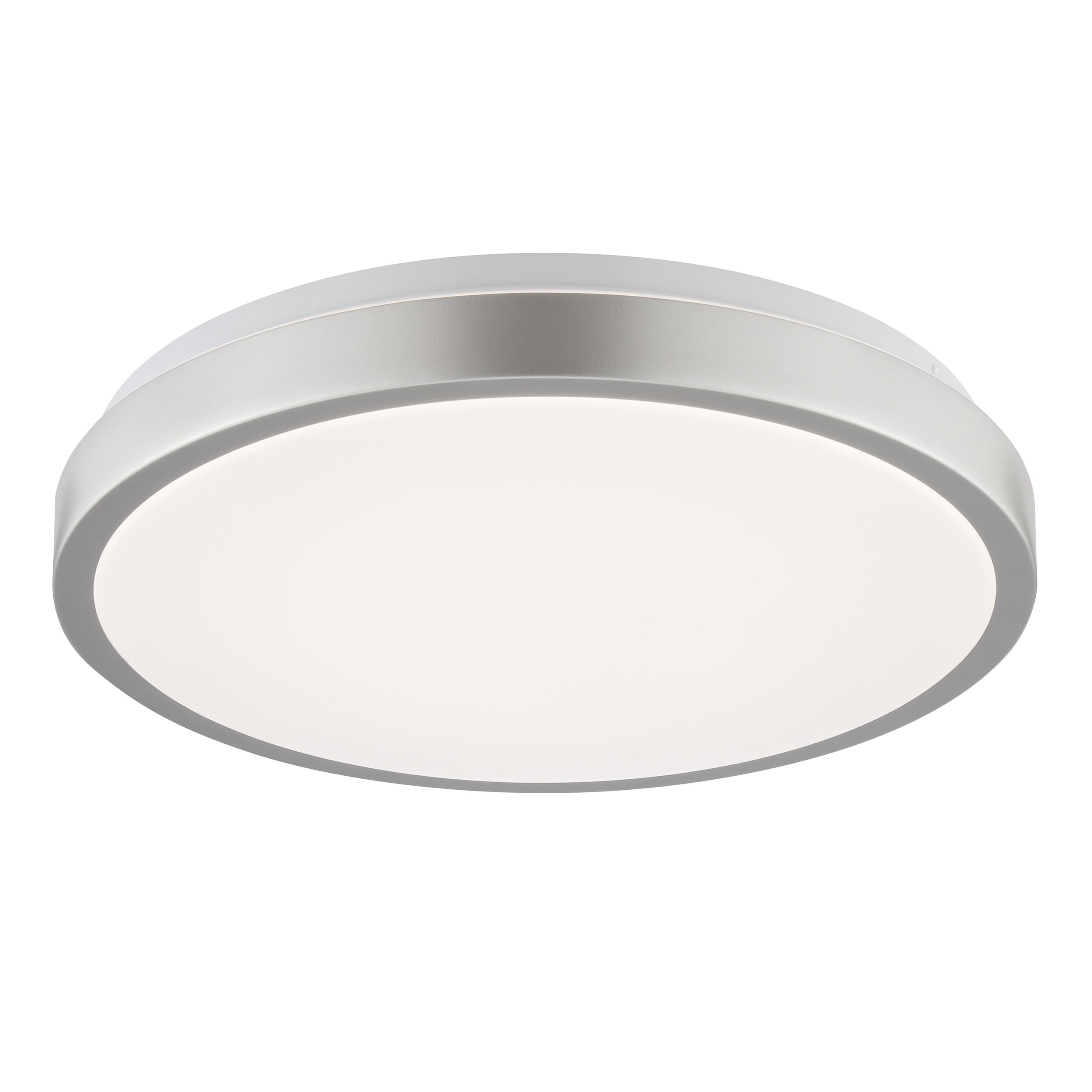 Brilliant LED Deckenleuchte Livius G81110/21 Wohnzimmer, Schlafzimmer Metall/Kunststoff Indoor Decke silber - LED fest integriert - Bild 1