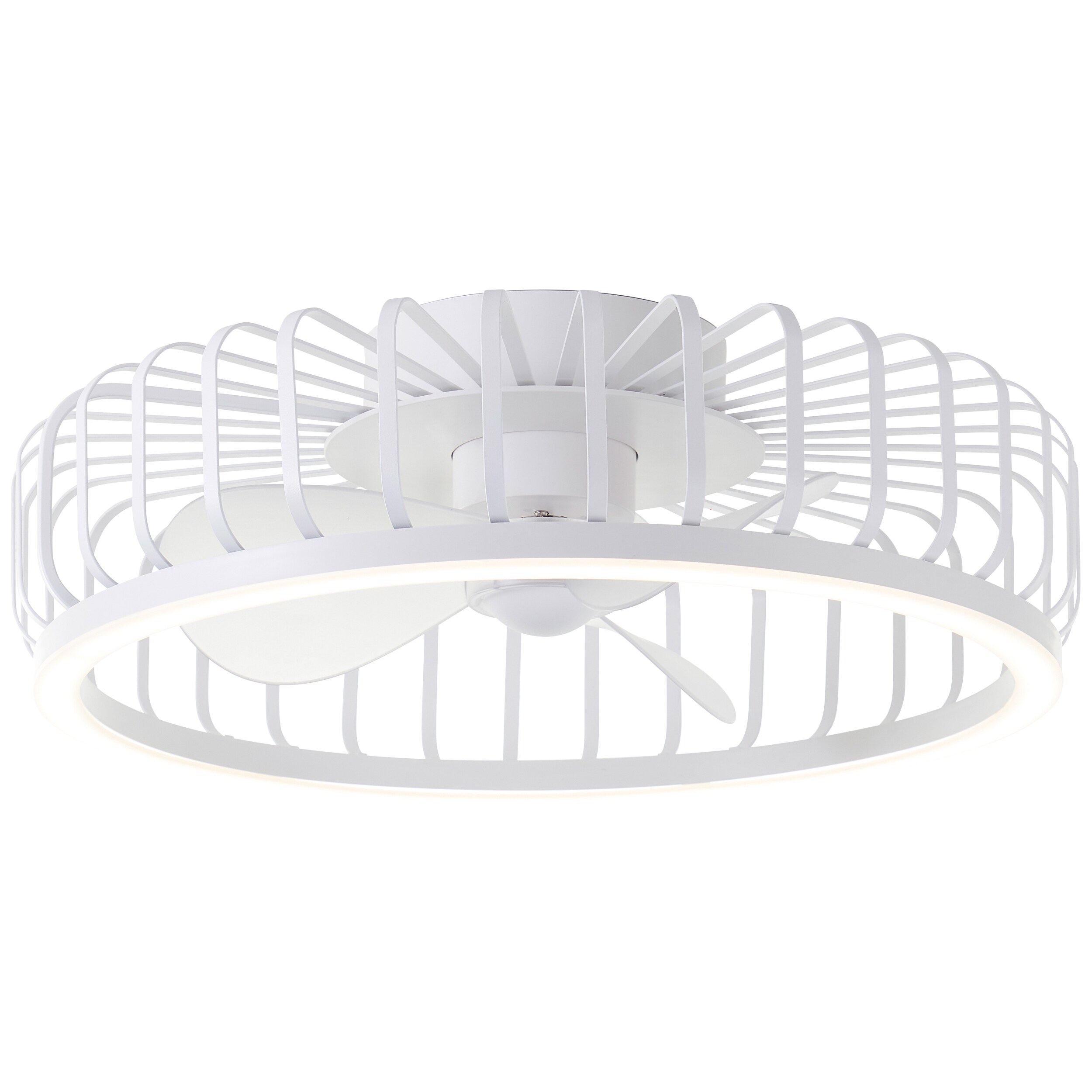 BRILLIANT Deckenleuchte Capo LED-Deckenleuchte, Ventilator, &Oslash; 48 cm, 4200 lm, dimmbar, CCT, wei&szlig; - Bild 1