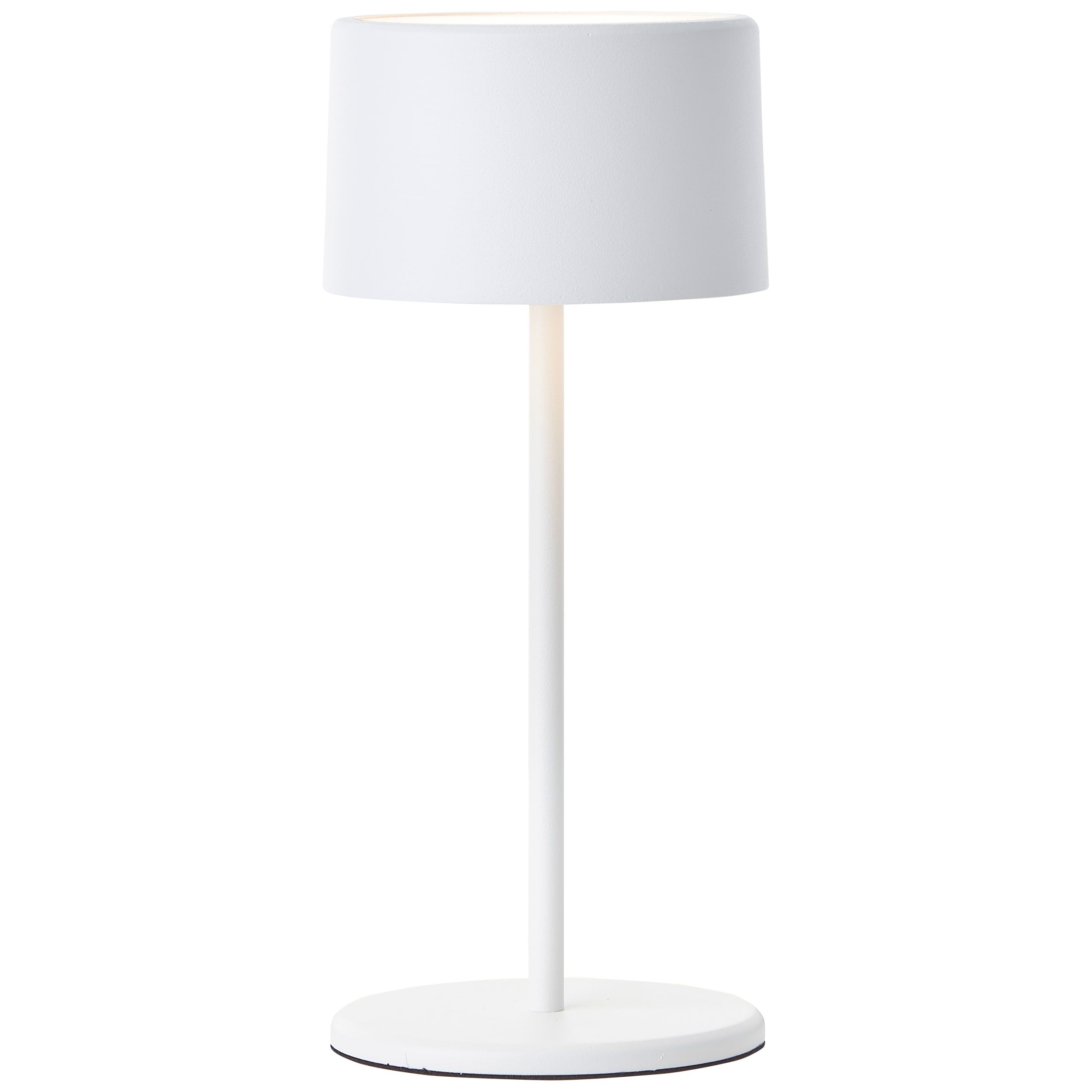BRILLIANT Tischleuchte Helio LED Akku, 210 lm, Touchdimmer, 3000K, 21 cm, Metall, wei&szlig; - Bild 1