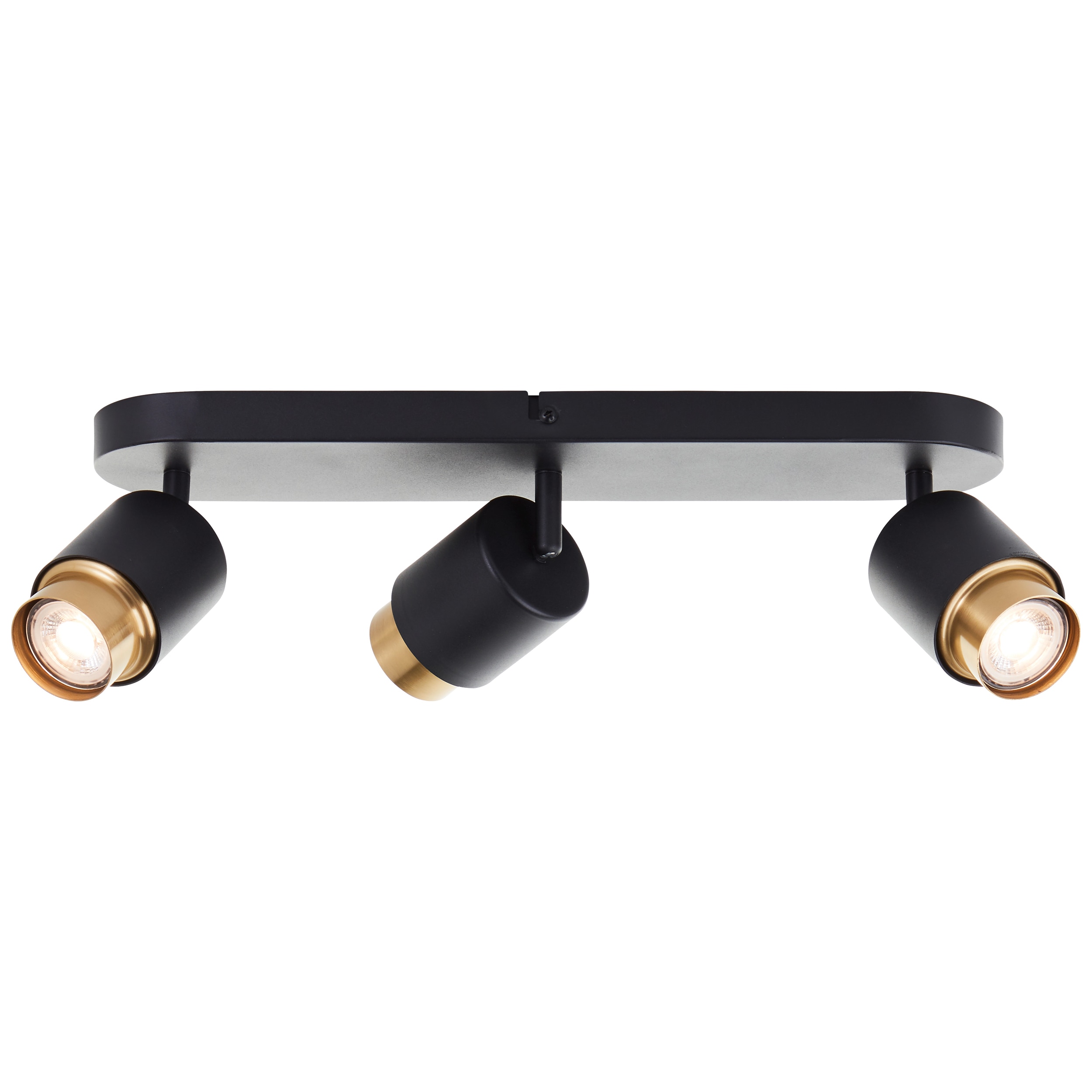 BRILLIANT Deckenstrahler Covelo, 53 cm, 350 lm, 3000 K, schwenkbar, schwarz goldfarben - Bild 1