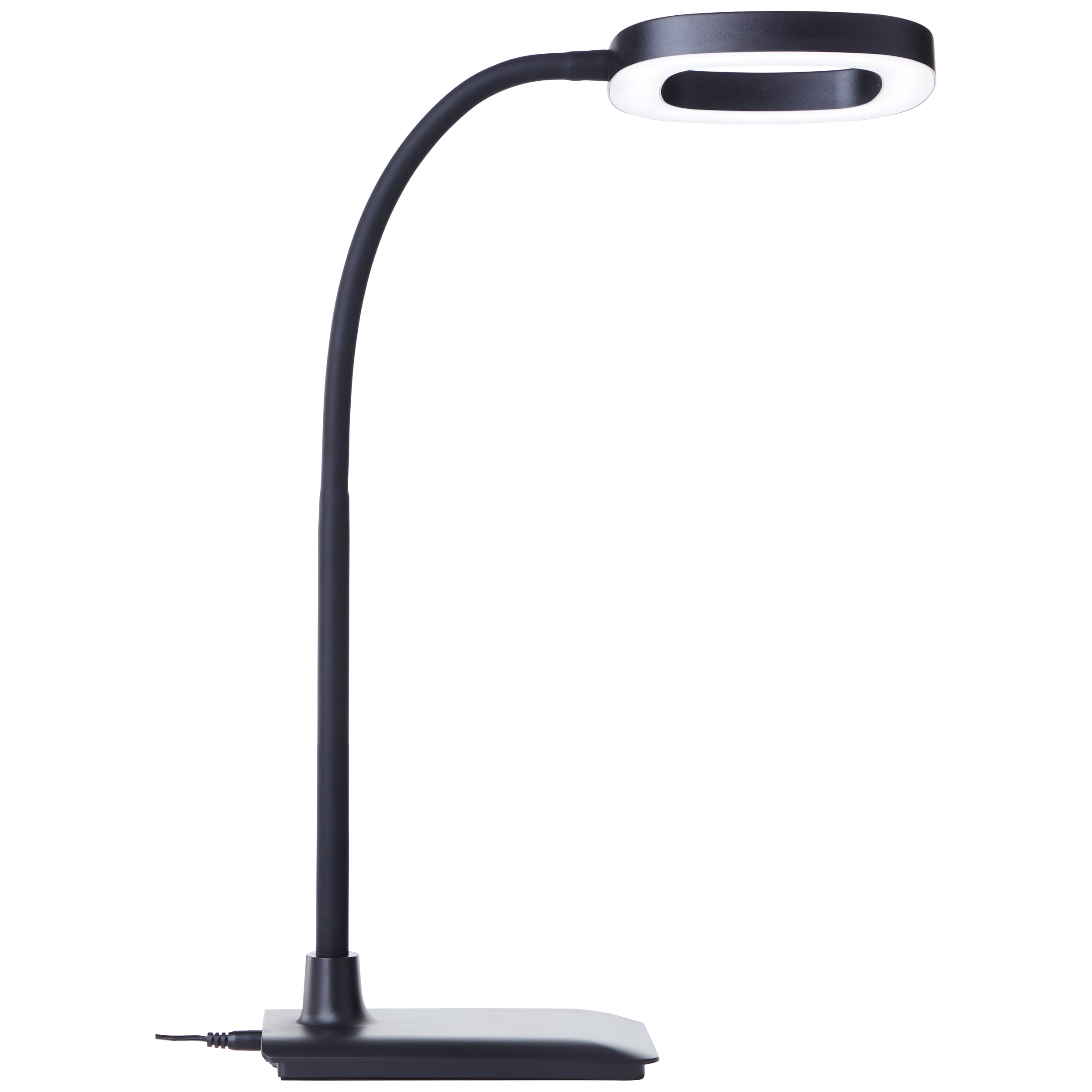 BRILLIANT Schreibtischlampe Maskat LED-Schreibtischleuchte, 43cm, 880lm, 5000K, dimmbar, Flexarm, schwarz - Bild 1