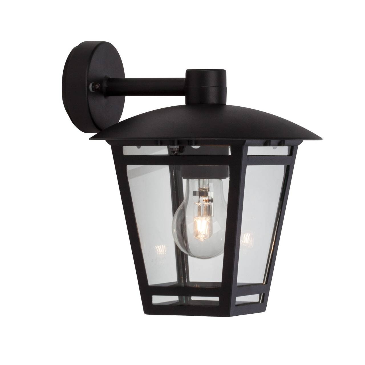 BRILLIANT Lampe Riley Außenwandleuchte hängend schwarz   1x A60, E27, 40W, geeignet für Normallampen (nicht enthalten)  