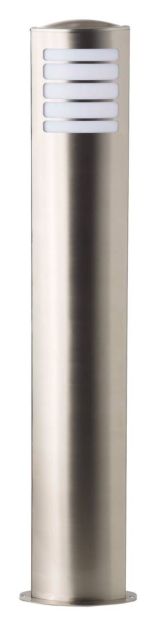BRILLIANT Lampe Todd Außenstandleuchte edelstahl   1x A60, E27, 20W, geeignet für Normallampen (nicht enthalten)   IP-Schutzart: 44 – spritzwassergeschützt | 04004353121371