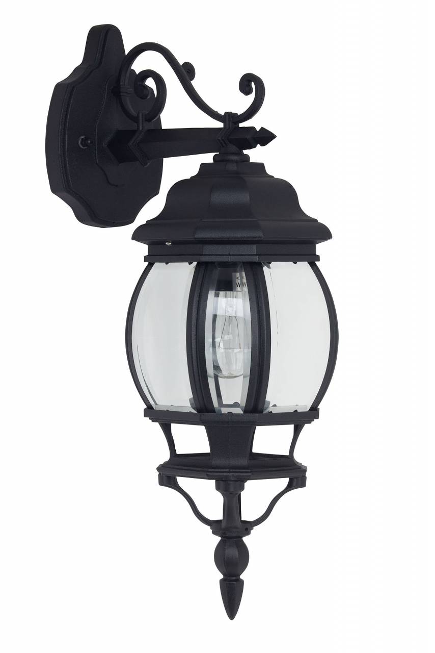 BRILLIANT Lampe Istria Au&szlig;enwandleuchte h&auml;ngend schwarz | 1x A60, E27, 60W, geeignet f&uuml;r Normallampen (nicht enthalten) | IP-Schutzart: 23 - regengesch&uuml;tzt - Bild 1
